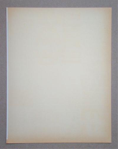 Giuseppe CAPOGROSSI (d’après) - Composition abstraite, 1958 - Pochoir en couleurs 2