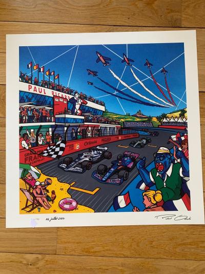 Richard Orlinski - Formula One, 2022 - Lithographie signée et numérotée 2