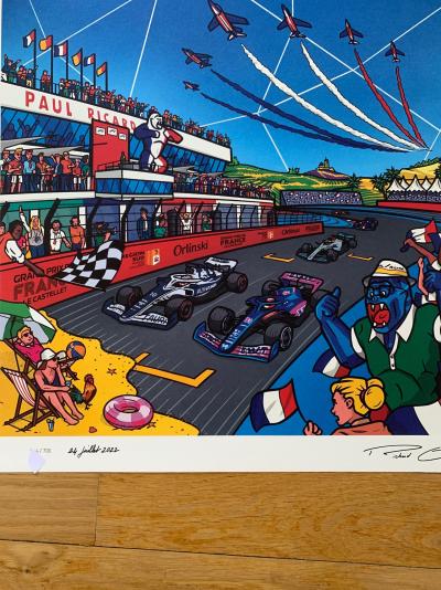 Richard Orlinski - Formula One, 2022 - Lithographie signée et numérotée 2