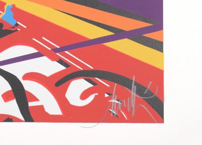Raymond MORETTI - Rimbaud Illuminations - La Ville, 1981 - Sérigraphie originale (Signée à la main !) 2