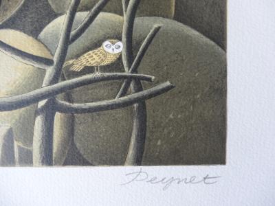 Raymond PEYNET - La chèvre et le loup - Lithographie originale signée au crayon et numérotée 2
