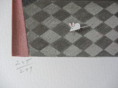 Raymond PEYNET - Gourmandise, délicieux péché - Lithographie originale signée au crayon et numérotée 2