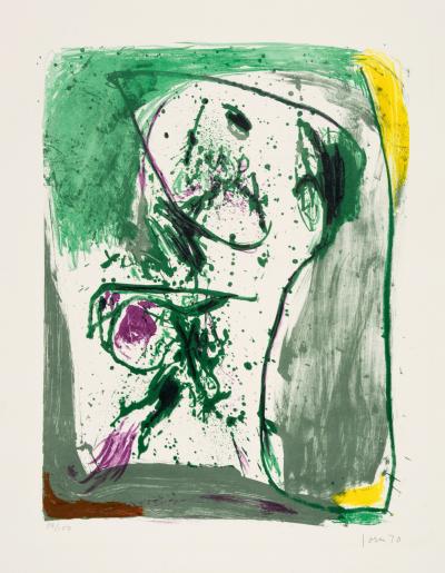 JORN Asger - Composition 1970 - Lithographie originale signée 2
