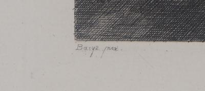 Antoine Louis Barye (d’après) Lion rugissant - Gravure d’après peinture 2