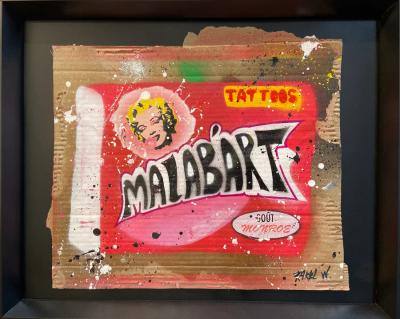 Rakel Wajenberg - Malabar’t Rouge, 2019 - Peinture sur carton 2