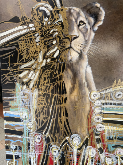 Andre Ferrand - Lionne au cirque 2
