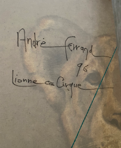 Andre Ferrand - Lionne au cirque 2