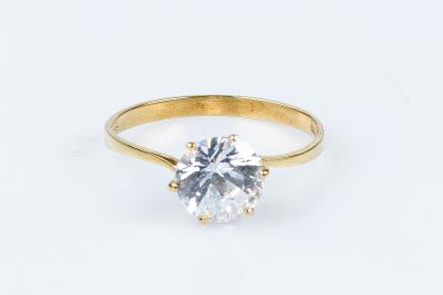 Bague en or jaune 18 carats 2