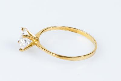 Bague en or jaune 18 carats 2