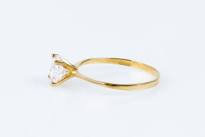 Bague en or jaune 18 carats 2