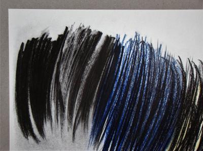 Hans HARTUNG (d’après) - Pastel P.1960-116, 1961 - Lithographie offset signée 2