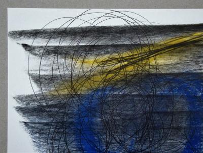 Hans HARTUNG (d’après) - Pastel P.1958-91, 1961 - Lithographie offset signée 2
