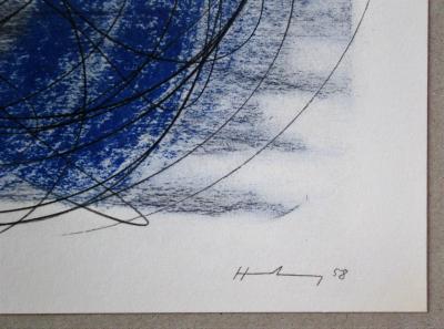 Hans HARTUNG (d’après) - Pastel P.1958-91, 1961 - Lithographie offset signée 2