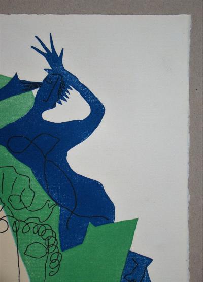 Henri LAURENS - Dialogues, 1951 - Original wood engraving 2