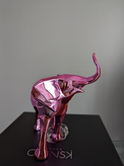 Richard ORLINSKI - Elephant Spirit (Pink Edition) - Sculpture 2