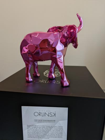 Richard ORLINSKI - Elephant Spirit (Pink Edition) - Sculpture 2