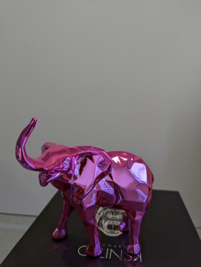 Richard ORLINSKI - Elephant Spirit (Pink Edition) - Sculpture 2