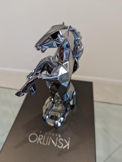 Richard ORLINSKI - Horse spirit (Pearl Grey Edition) - Sculpture 2