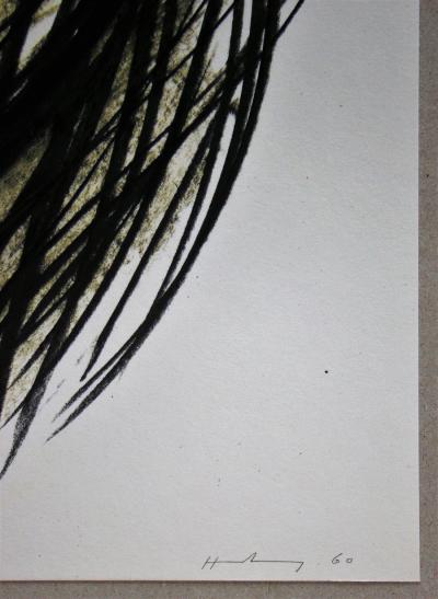 Hans HARTUNG (d’après) - Pastel P.1960-166, 1961 - Lithographie offset signée 2