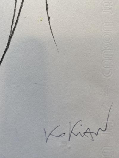 KOKIAN - Madame RAMA - Technique mixte sur papier Canson 2