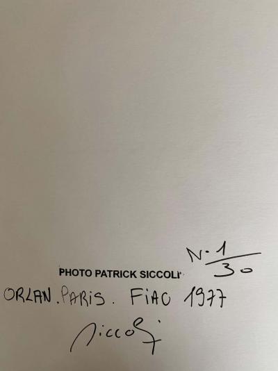 Patrick Siccoli - Orlan, Le Baiser de l’Artiste - Impression argentée 2