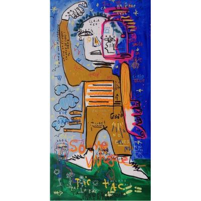 Jazzu - Ne pas douter, 2022 - Acrylique sur toile 2