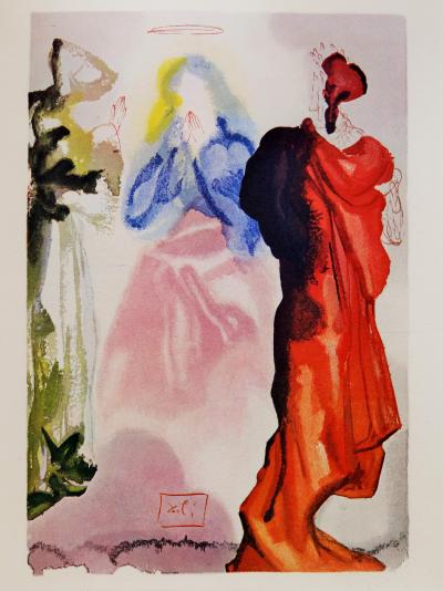 Salvador DALI - Prière du Saint Bernard, Gravure sur bois 2