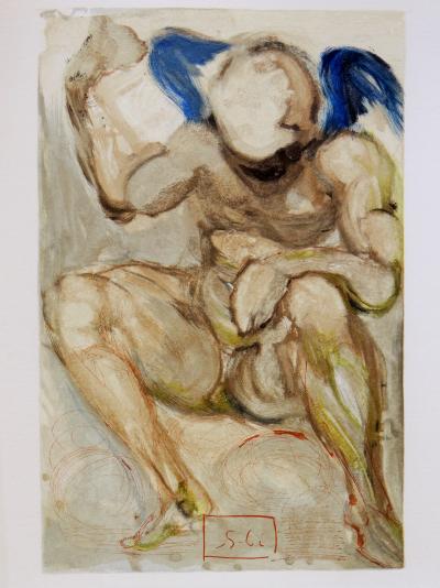 Salvador DALI - L’envie, Gravure sur bois 2