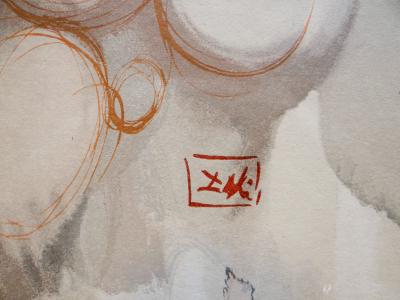 Salvador DALI - Les morts par violence, Gravure sur bois 2