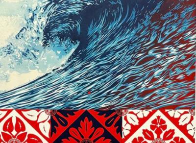 Shepard FAIREY (Obey) - Wave of Distress - Impression offset signée 2