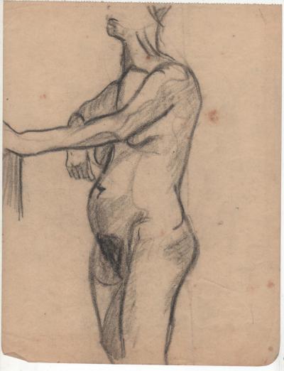 Ernest Rozier ENGEL-PAK - 5 Dessins d’étude au fusain 2
