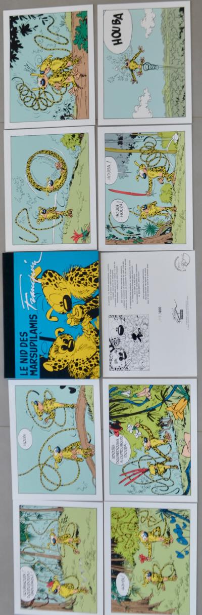 Franquin - portfolio - le nid des marsupilamis - 2003 - 8 sérigraphies 2