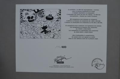 Franquin - portfolio - le nid des marsupilamis - 2003 - 8 sérigraphies 2