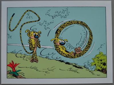 Franquin - portfolio - le nid des marsupilamis - 2003 - 8 sérigraphies 2