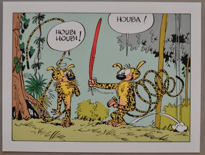 Franquin - portfolio - le nid des marsupilamis - 2003 - 8 sérigraphies 2