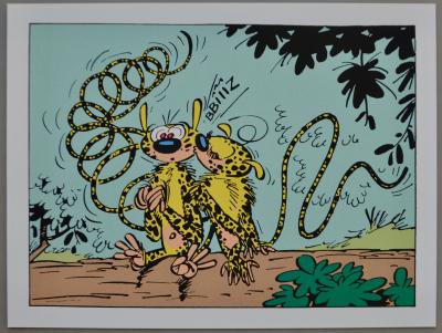Franquin - portfolio - le nid des marsupilamis - 2003 - 8 sérigraphies 2