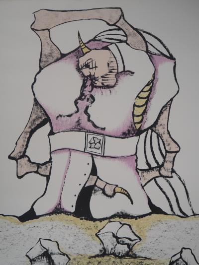 Jorge CAMACHO - Colosse de Pierre - Lithographie originale, signée au crayon 2