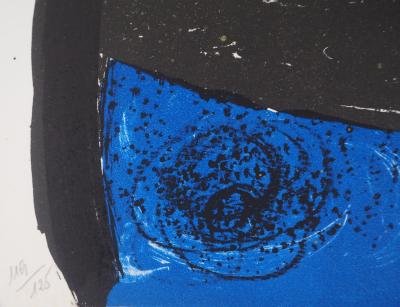 Joan MIRO : Personnage surréaliste allongé - Lithographie originale, signée au crayon 2