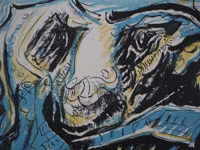 Edouard PIGNON - Amoureux : Sérénade à la Guitare - Lithographie originale, signée au crayon 2