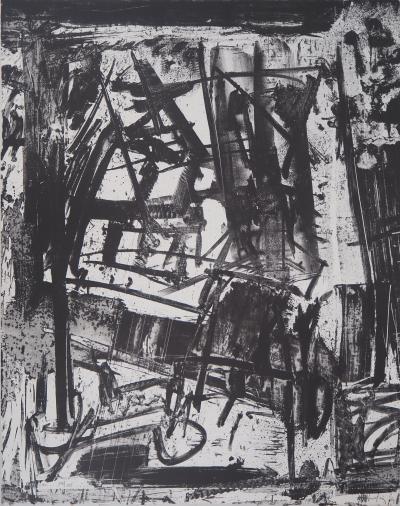 Emilio VEDOVA - Il Circulo de Piedra, 1970 - Lithographie originale, signée au crayon 2