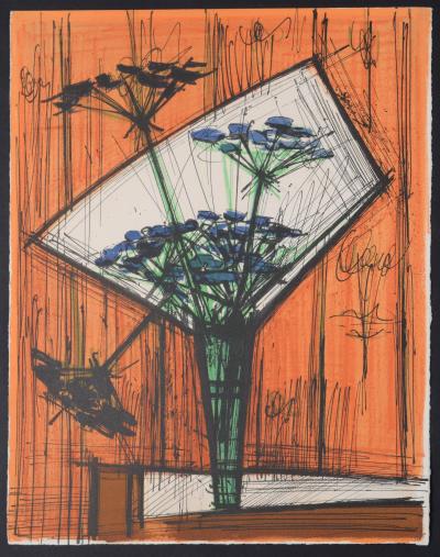 Bernard BUFFET  - Les ombelles, 1972 - Original lithograph 2