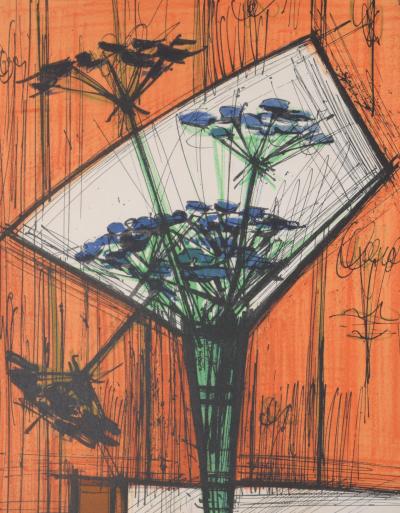 Bernard BUFFET  - Les ombelles, 1972 - Original lithograph 2