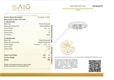 Bague diamant en or blanc 18 carats 2