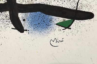 Joan MIRO - Sculptures, 1974 - Lithographie originale signée dans la planche 2