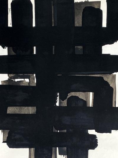 Pierre Soulages - Lithographie N°3, 1957 - Lithographie originale 2