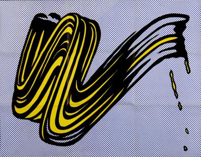 Roy LICHTENSTEIN - Coup de pinceau, 1965 - Mailer lithographique offset 2