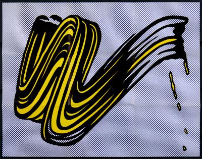 Roy LICHTENSTEIN - Coup de pinceau, 1965 - Mailer lithographique offset 2