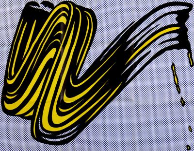 Roy LICHTENSTEIN - Coup de pinceau, 1965 - Mailer lithographique offset 2
