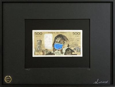 Cisco - Weiji, 2024 - Acrylique sur billet 2