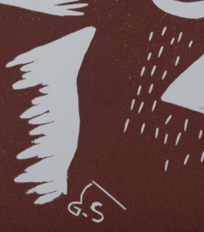 Gino SEVERINI - Futurist Engraving, 1939 (first edition) - Scarce Linocut 2